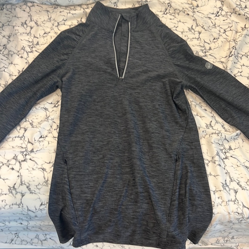 Asics running sweater.
